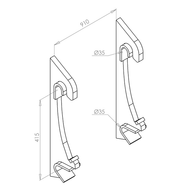 KIT Adaptation Brute A Souder Attelage Agram HM référence fournisseur 411668